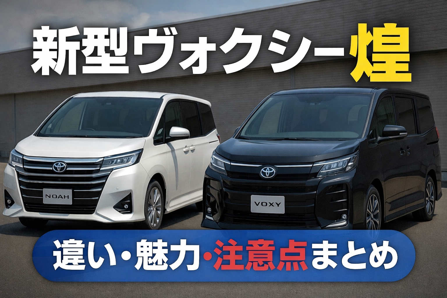 新型ヴォクシーの煌グレードがついに登場